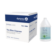 Dynarex Trio Bliss Cleanser packaging and bottle on a white background