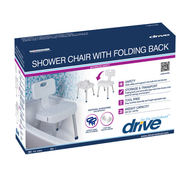 shower chair retail box