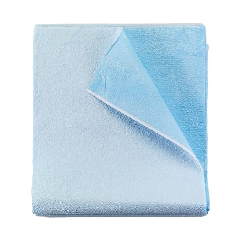 McKesson Disposable Stretcher Sheets – 40x90", Blue, Tissue/Poly