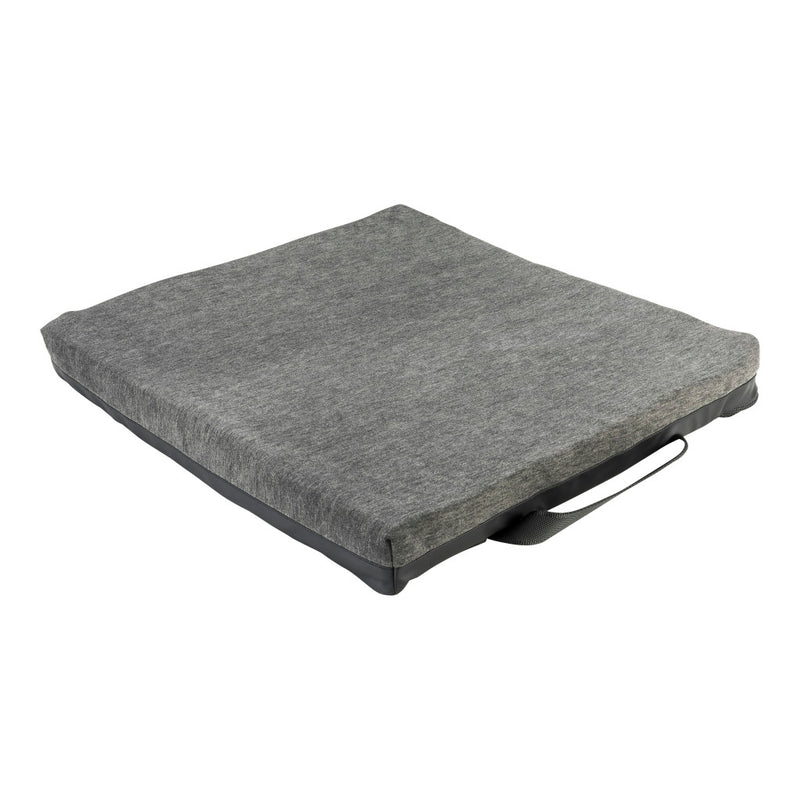 Gray cushion on a white background