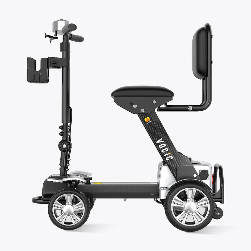 side view of scooter