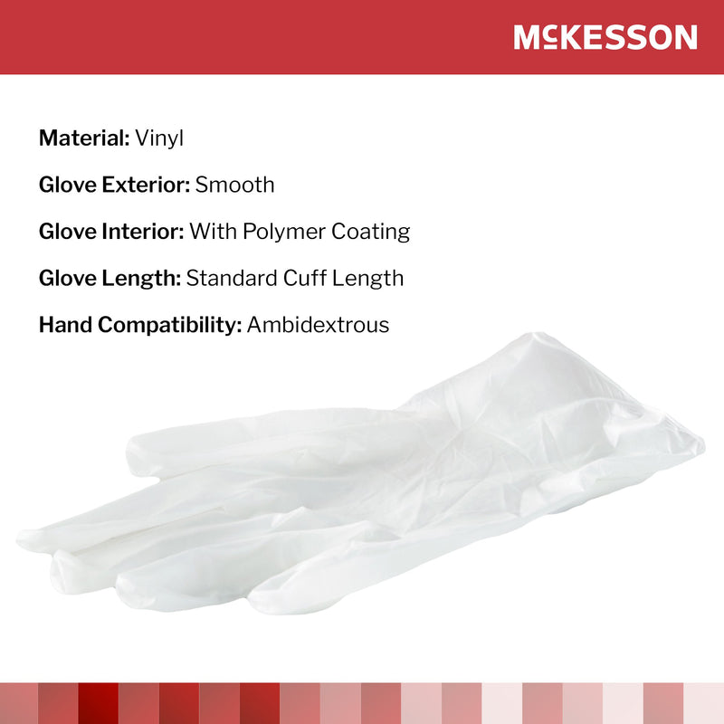 AHHC - NonSterile Vinyl Standard Cuff Length Smooth Clear Not Rated