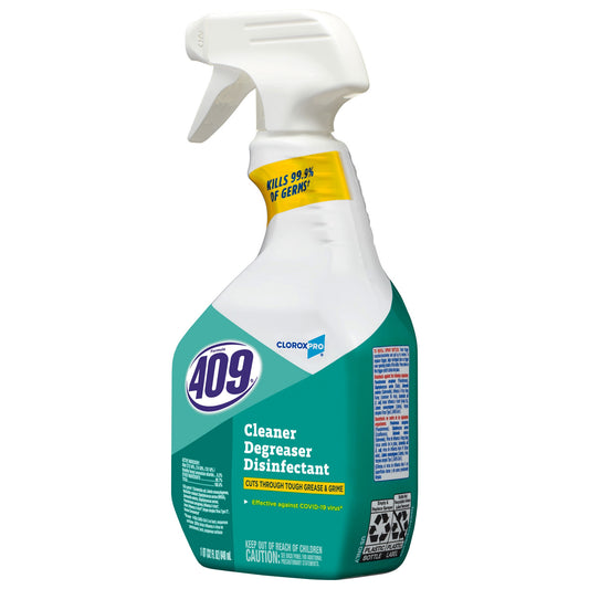 409 cleaner degreaser disinfectant bottle on a white background