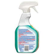 Spray bottle with label on a white background