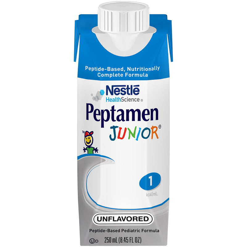 Peptamen Junior Pediatric Enteral Formula - 250 mL Unflavored for Impaired GI Function