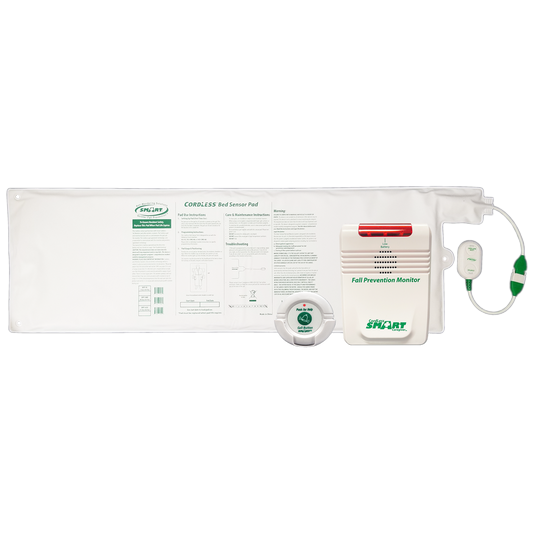 Full prevention monitor with a white background