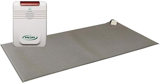 Electronic dog training collar with a mat on a white background