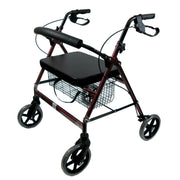 burgundy rollator