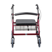 burgundy rollator