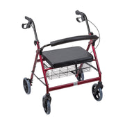 burgundy rollator