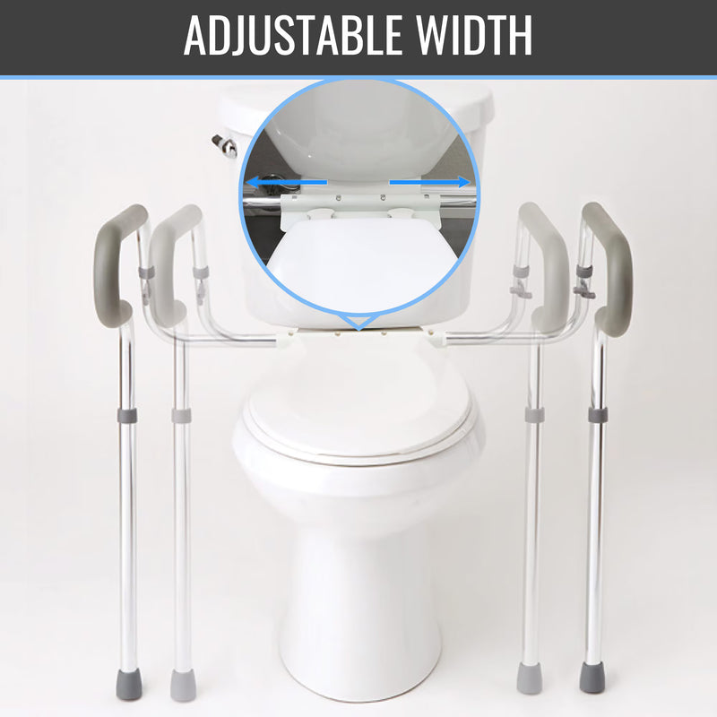 adjustable width of safety rails