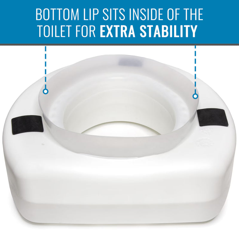 HealthSmart Portable Toilet Seat Riser