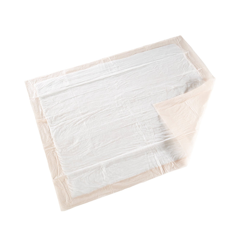 a single underpad on a white background