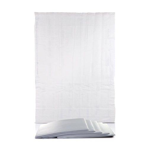 White underpad on a white background