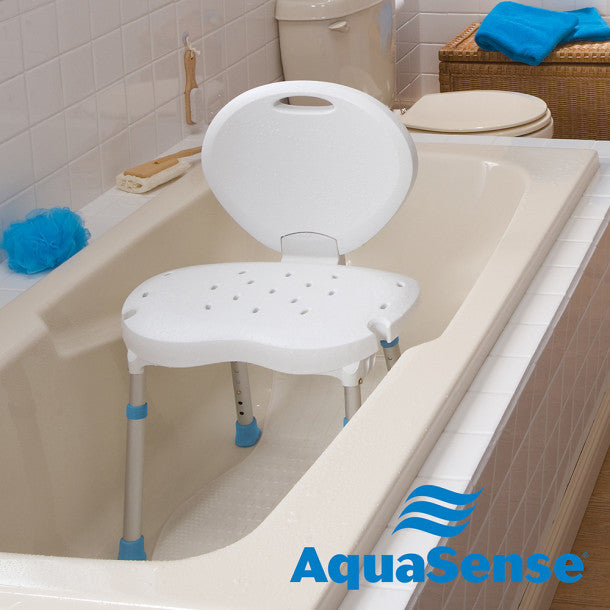 shower chair in tub