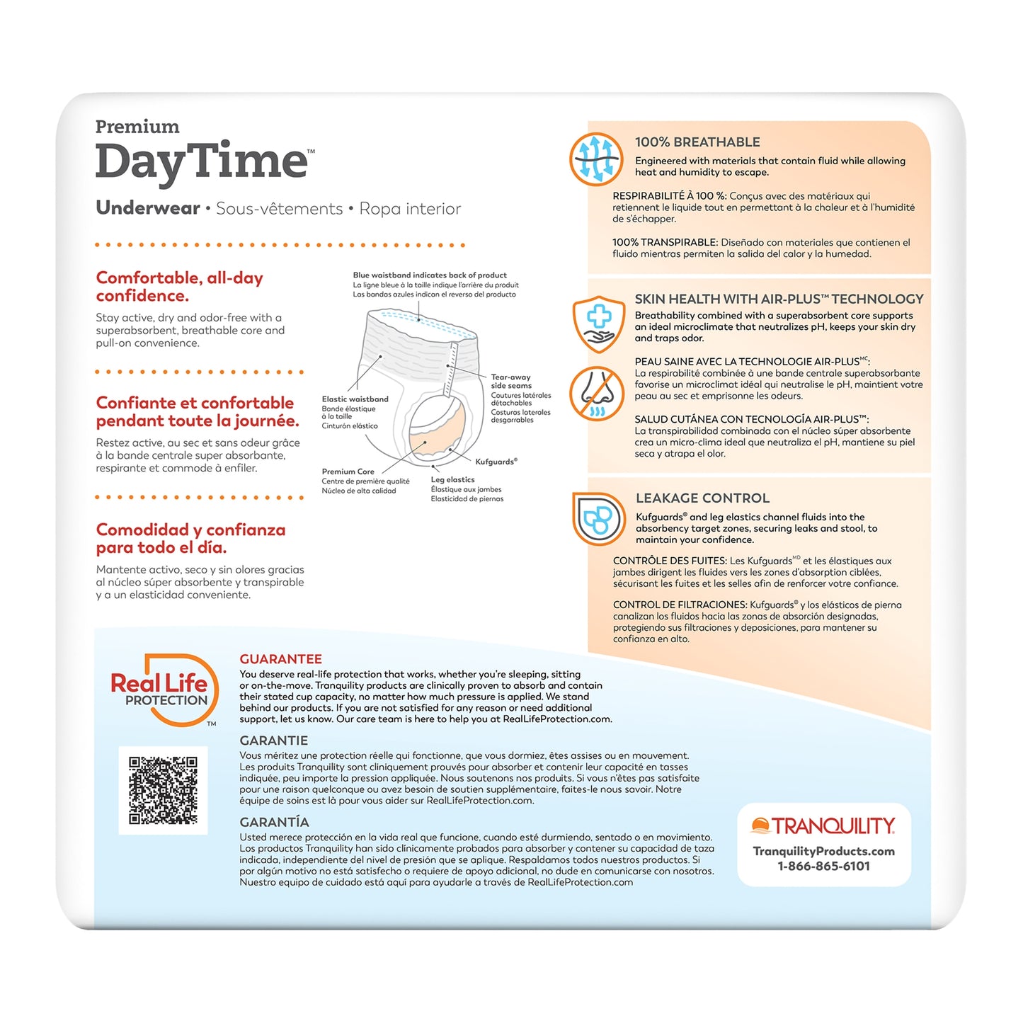 Absorbent Underwear Tranquility® Premium DayTime™ Pull On