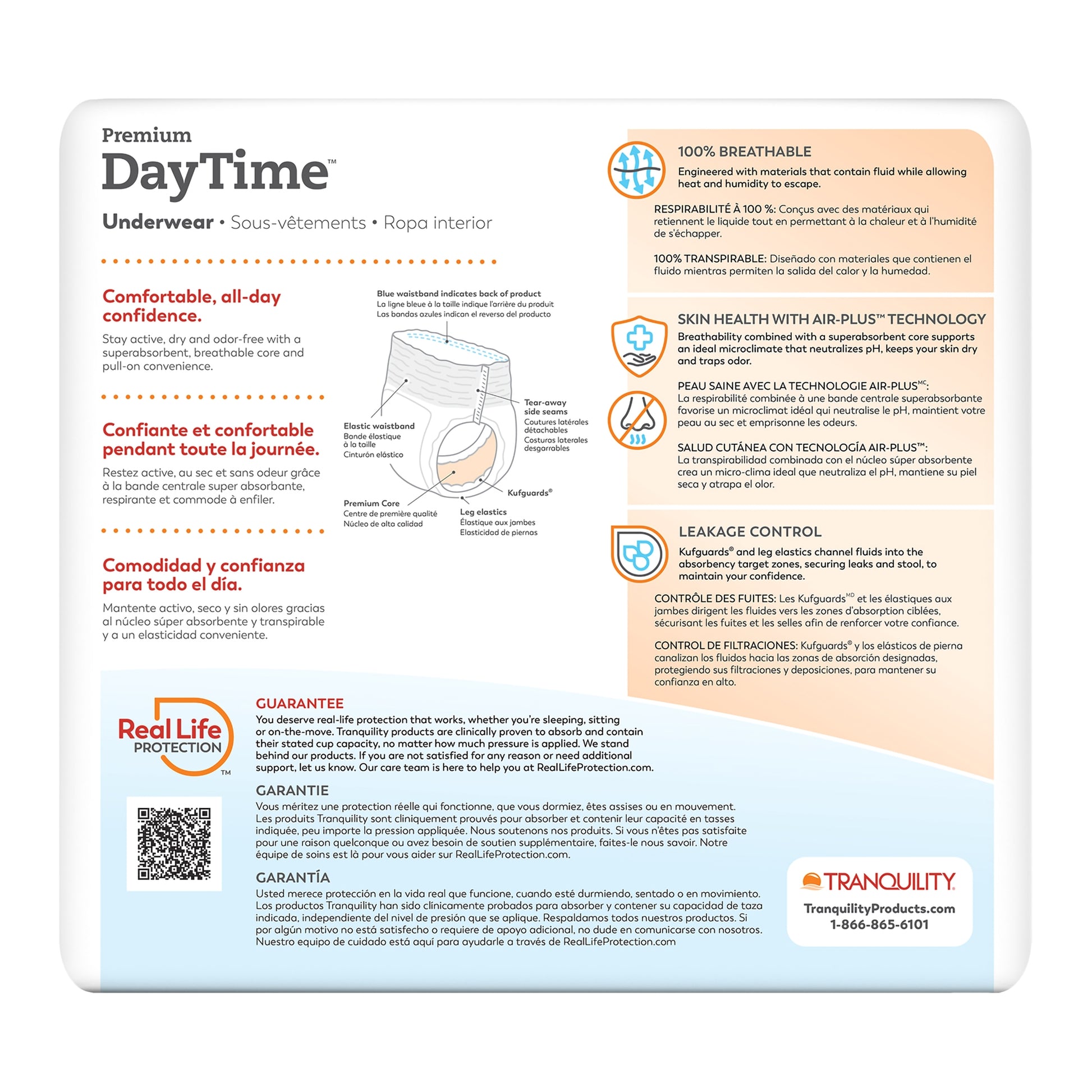 Absorbent Underwear Tranquility® Premium DayTime™ Pull On