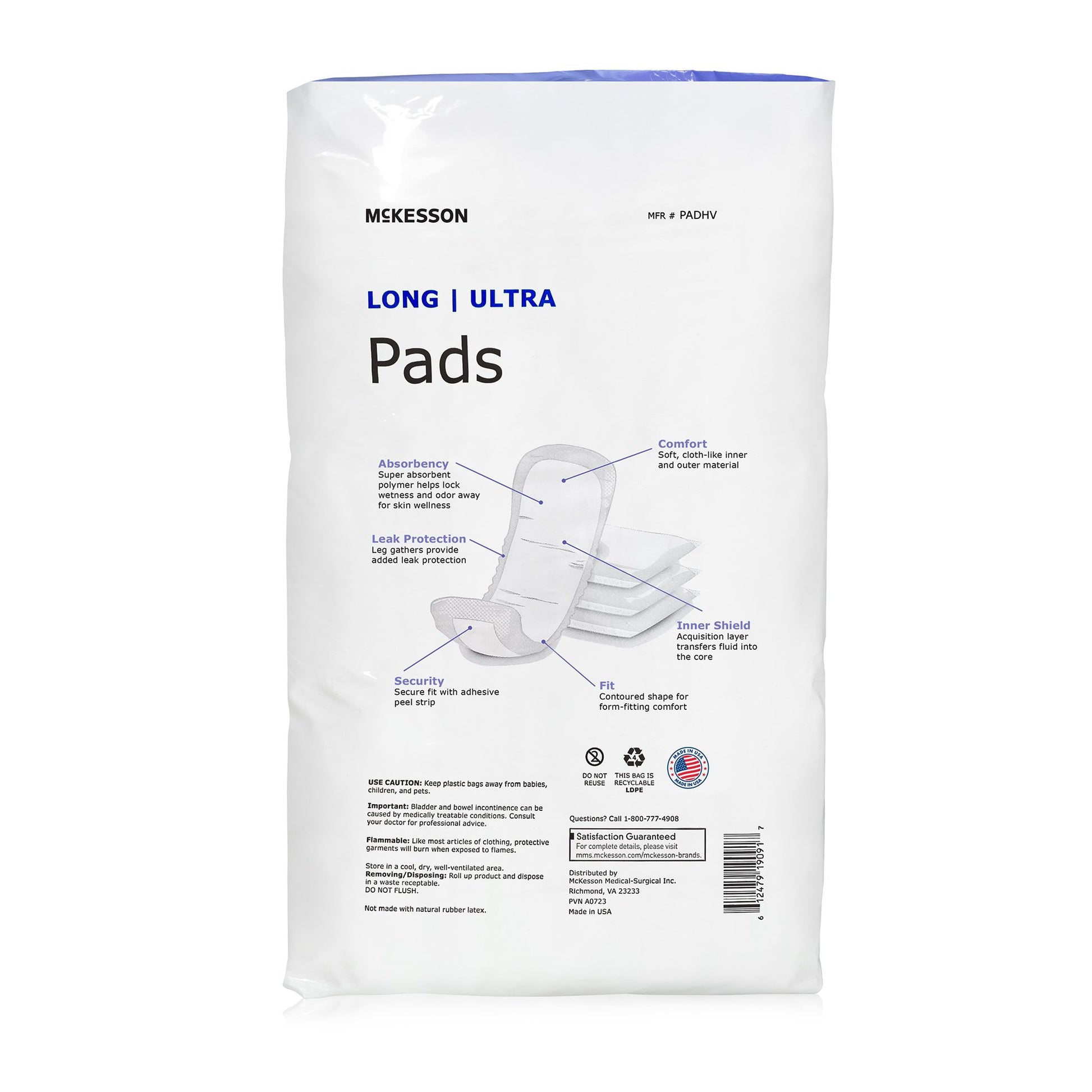 package of mckesson ultra pads
