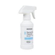 White spray bottle labeled 'McKesson Dermal Wound Cleanser' on a white background