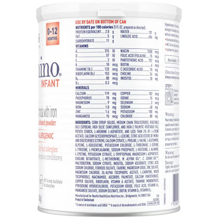 Alfamino® Hypoallergenic Amino Acid-Based Infant Formula - 14.1 oz Can