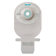 A Coloplast SensSure Milo adhesive drain product shown from the front on a plain white background.