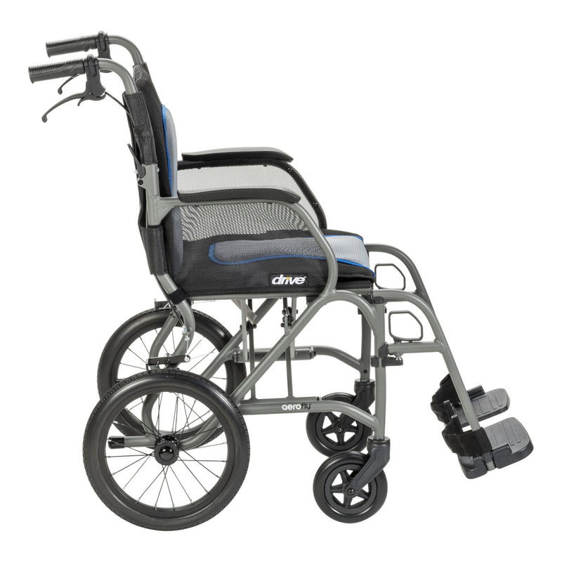 Wheelchair with gray and black design on a white background