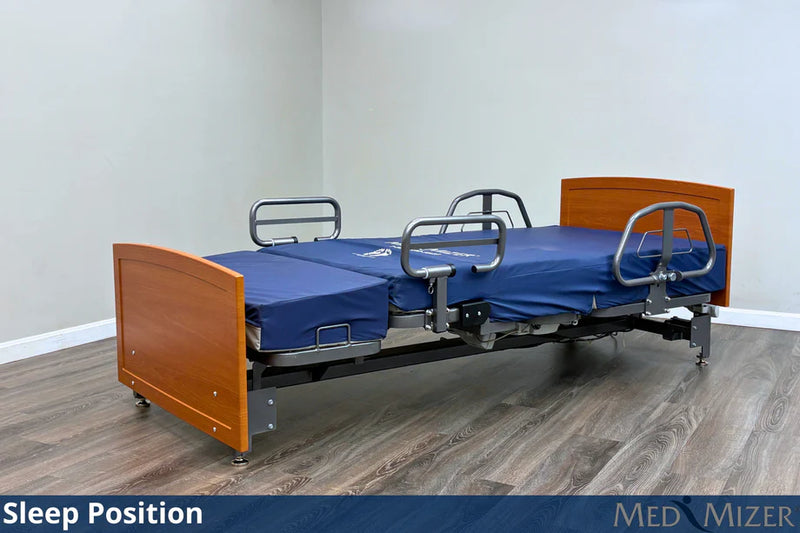 med mizer bed in sleep position