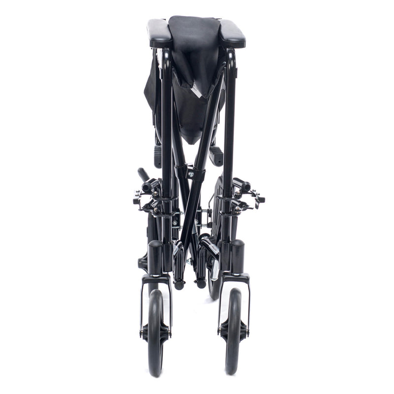 Protekt Astra Aluminum Transport Chair folded up
