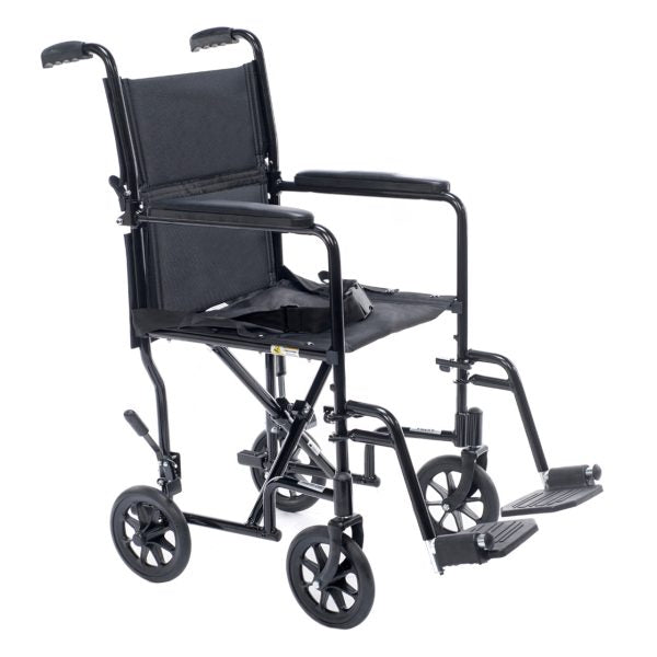 Protekt Astra Aluminum Transport Chair side view