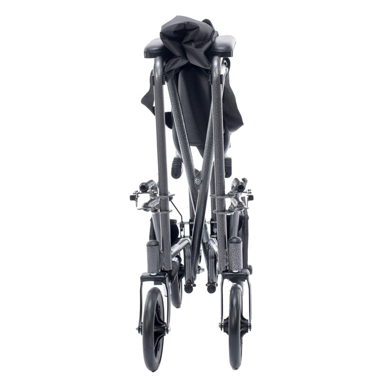 Astra Steel Transport Chair folded