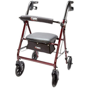 Carex Aluminum Folding Rollator Walker