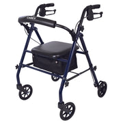 Carex Steel Rolling Walker with Seat