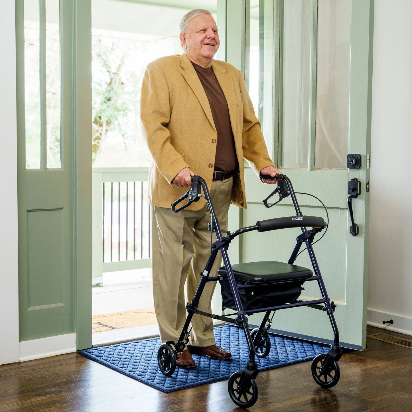 Step 'N Rest Adjustable Rolling Walker