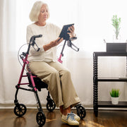 Step 'N Rest Adjustable Rolling Walker