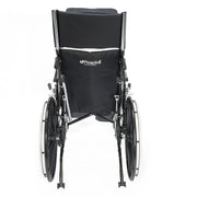 Black wheelchair with 'Proactive' branding on a white background