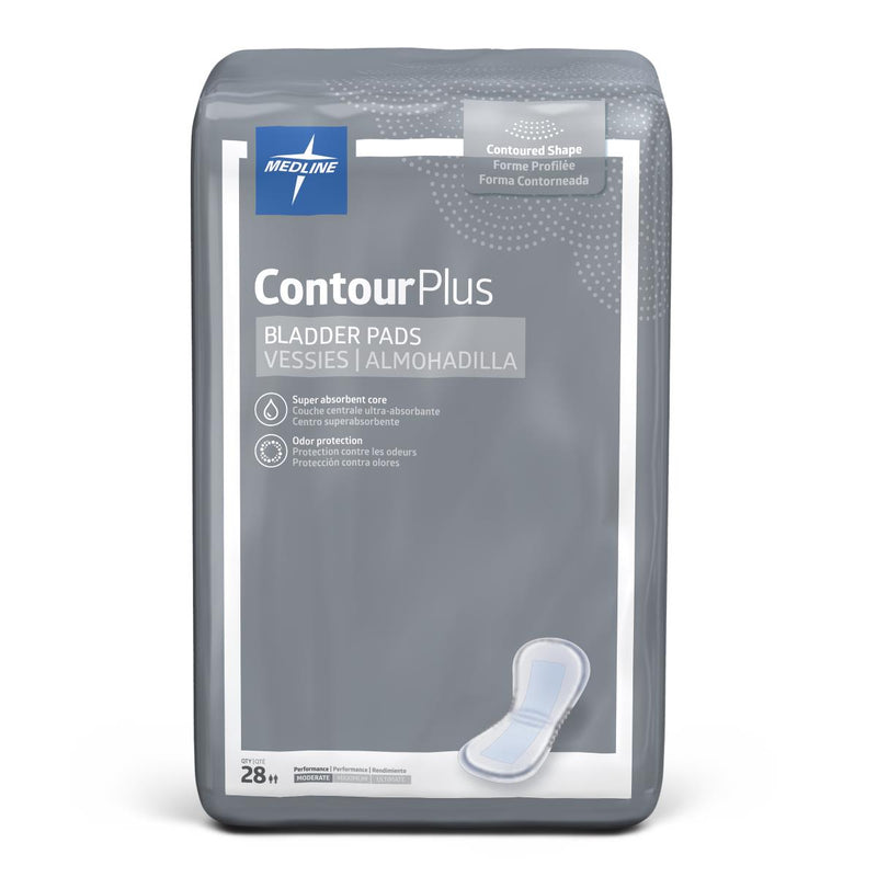 Medline ContourPlus Bladder Control Pad, Moderate