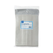 Packaged underpads with a label on a white background