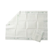 Sheet of medical or dental impression material on a white background