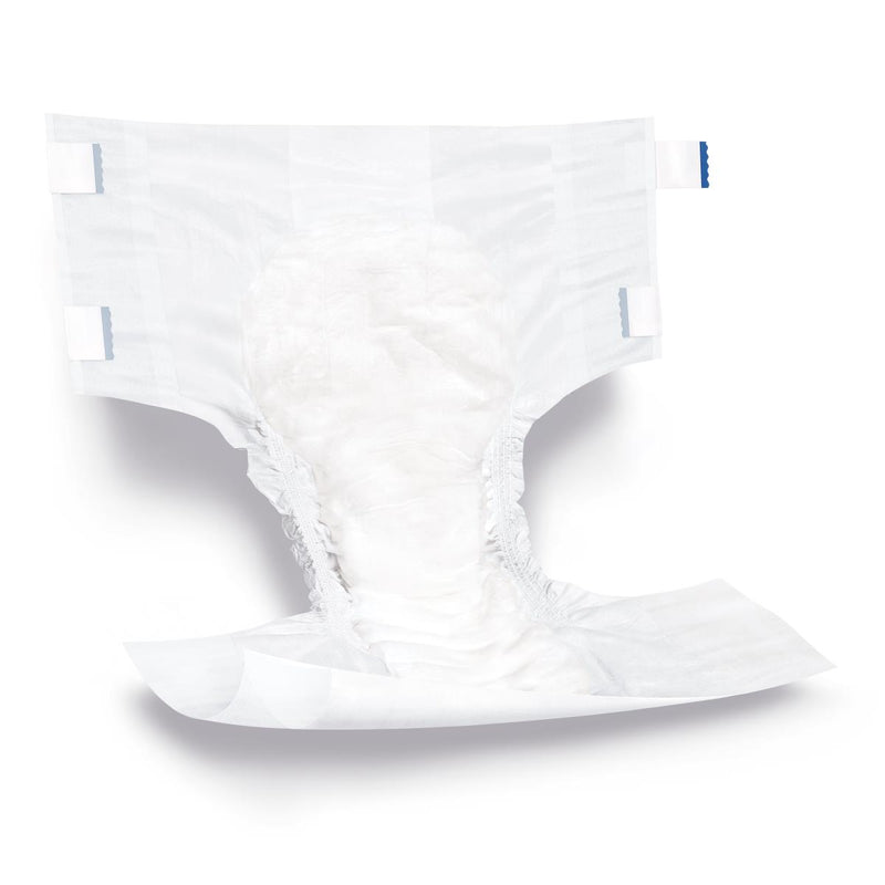 White diaper on a white background