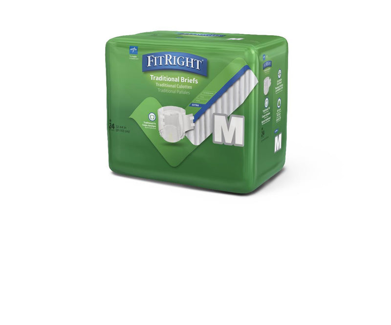 Pack of FitRight traditional briefs on a white background