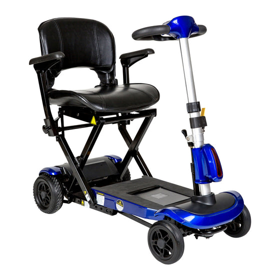 Drive Medical ZooMe Auto-Flex folding travel scooter
