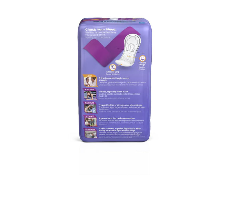 Medline FitRight ActivEdge Bladder Pad - Light 3.5x9