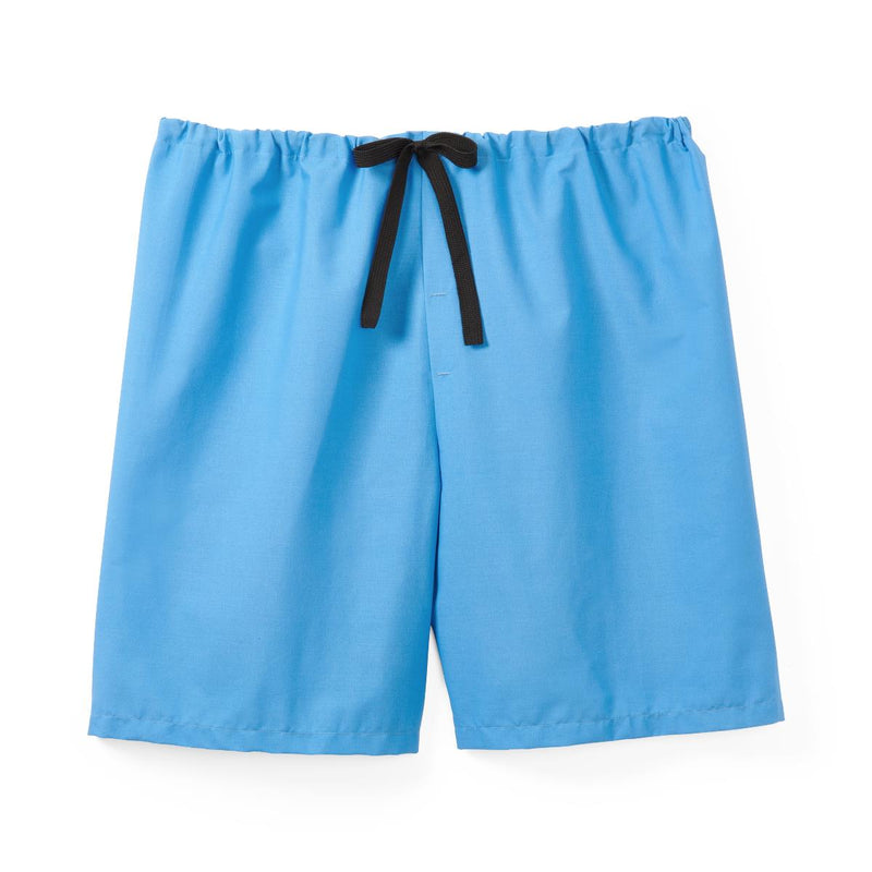 Pajama Shorts, Solid Blue