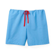 Pajama Shorts, Solid Blue