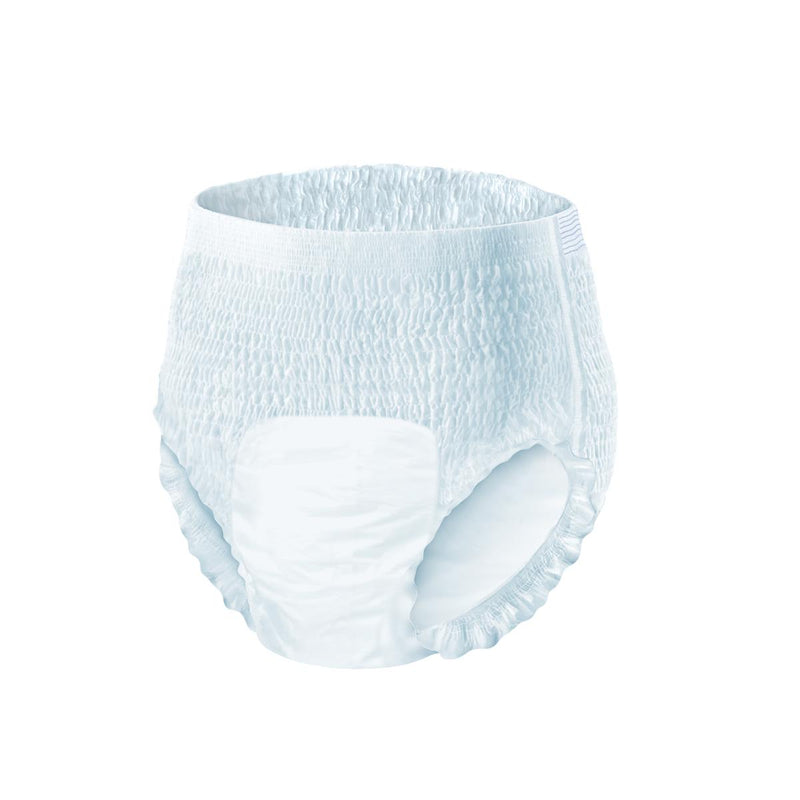 White diaper on a white background