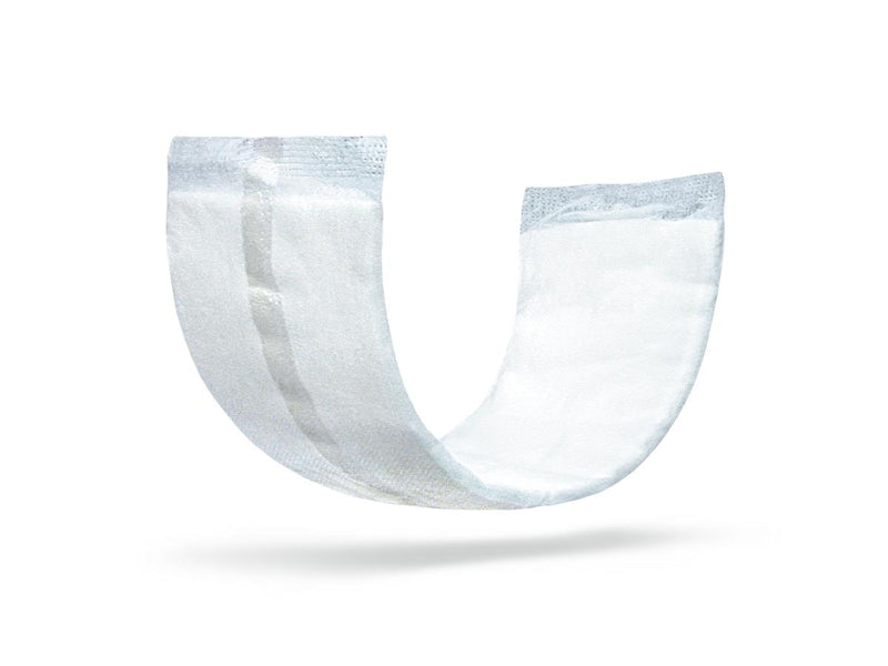 Clear U-shaped underpad on a white background