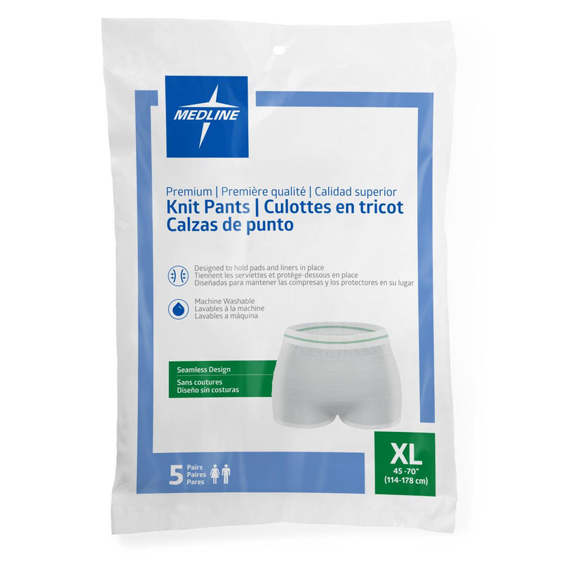 medline knit pants package
