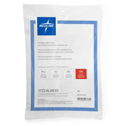 Medline product packaging with text and size indicators on a white background