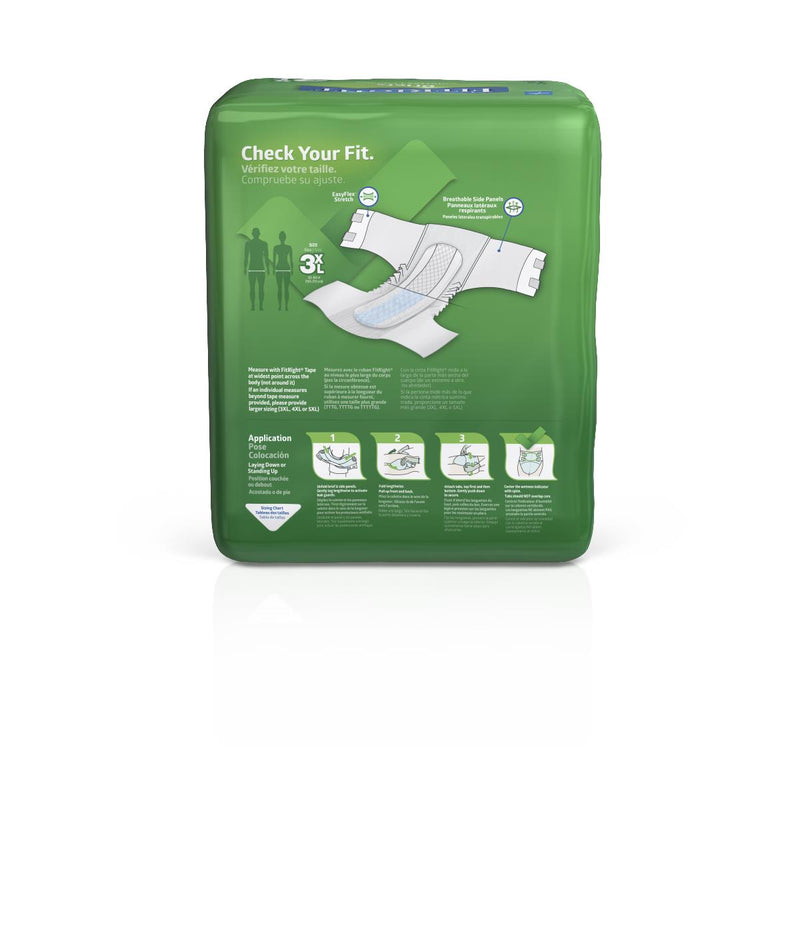 Medline FitRight Bariatric Disposable Briefs, 3XL