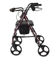 Rollator with wheels on a white background